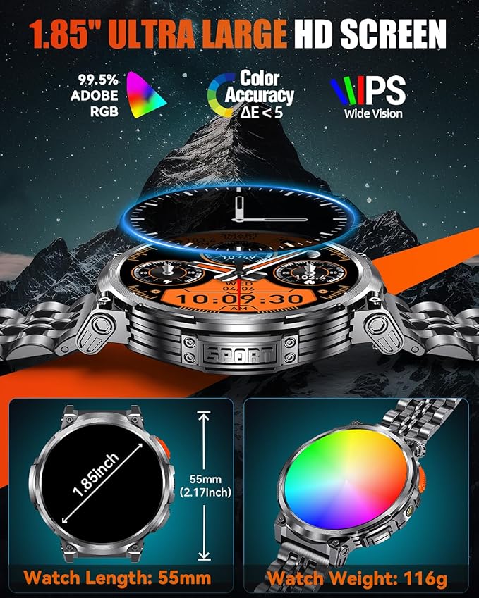 Stainless Steel Smart Watch